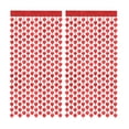 thumbnail image 6 of Farfi 2Pcs Heart Shape Tinsel Curtains Streamers Photo Props Tinsel Backdrop Romantic Valentine's Day Engagement Wedding Party Decoration (Golden), 6 of 13