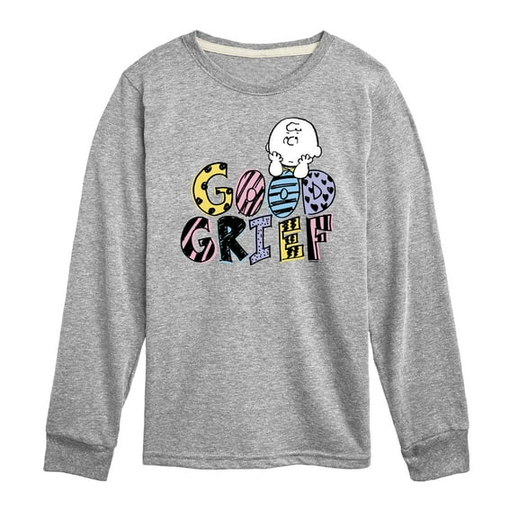 Peanuts - Good Grief Charlie Brown - Youth Long Sleeve Tee