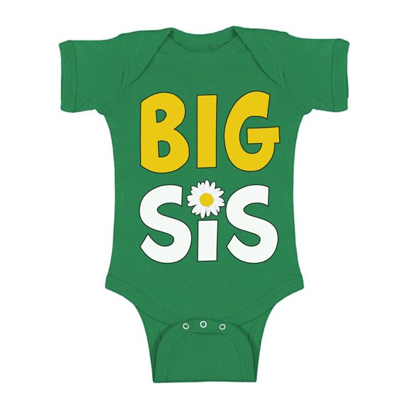 Awkward Styles Flower Baby Bodysuit Short Sleeve Floral Romper for Sister One Piece Sister One Piece Top Birthday Gifts for Baby Girls Bodysuit for Little One Cute Baby Clothing for Girls Kids Gifts