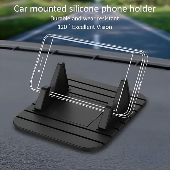 MELIVO Black Car Dashboard Non-slip Mat Rubber Mount Holder Pad Phone Stand Accessories