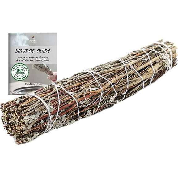 9 Inch Royal Sage Smudge Stick for Home Cleansing & Negative Energy Clearing | Large Smudging Wands Meditation Purification