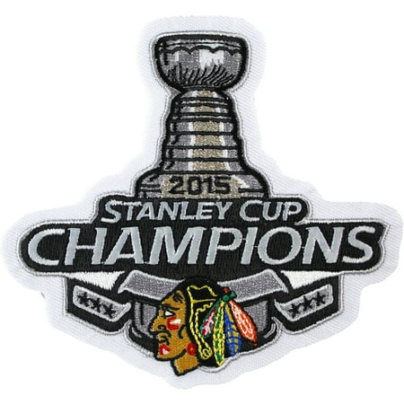 Finals Champions Patch - 2015 NHL Stanley Cup Final Champions Chicago Blackhawks Jersey Commemorative Patch