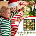 thumbnail image 5 of Christmas Ornament Set, 44-Pack Combination of Decorative Hanging Balls for a Full and Lush Tree, 5 of 6