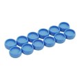 thumbnail image 2 of LLC 12 Pcs Plastic Binding Rings 10mm Portable DIY T Type Mushroom Hole Pack Plastic Binder Ring Accessories RingLight Blue, 2 of 5