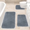 thumbnail image 5 of Kaireo Silky Bathroom Three Piece Set Red, Independence Day, Labor Day Claerance Sale Limited Quantity !, 5 of 8