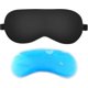 thumbnail image 1 of Ultra Soft Blackout Sleep Mask For Men And Women With Adjustable Straps And Gel Cooler, 1 of 2
