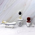 thumbnail image 4 of Accesorios y accesorios de baño para , 5 piezas, muebles en miniatura, juguetes, modelo de cepillo de baño, lavabo, espejo, bañera, sum , Estilo A, 4 of 8