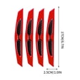 thumbnail image 5 of Amacok 4Pair Reflective Stickers for Rearview Mirror, Car Safety Warning Reflective Stickers, Safety Anti Scratch Protective Strips, 5 of 6