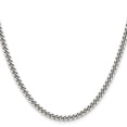 thumbnail image 2 of Stainless Steel Curb Chain Styles Necklace Chisel Antiqued 4 mm 30 inch Round, 2 of 4