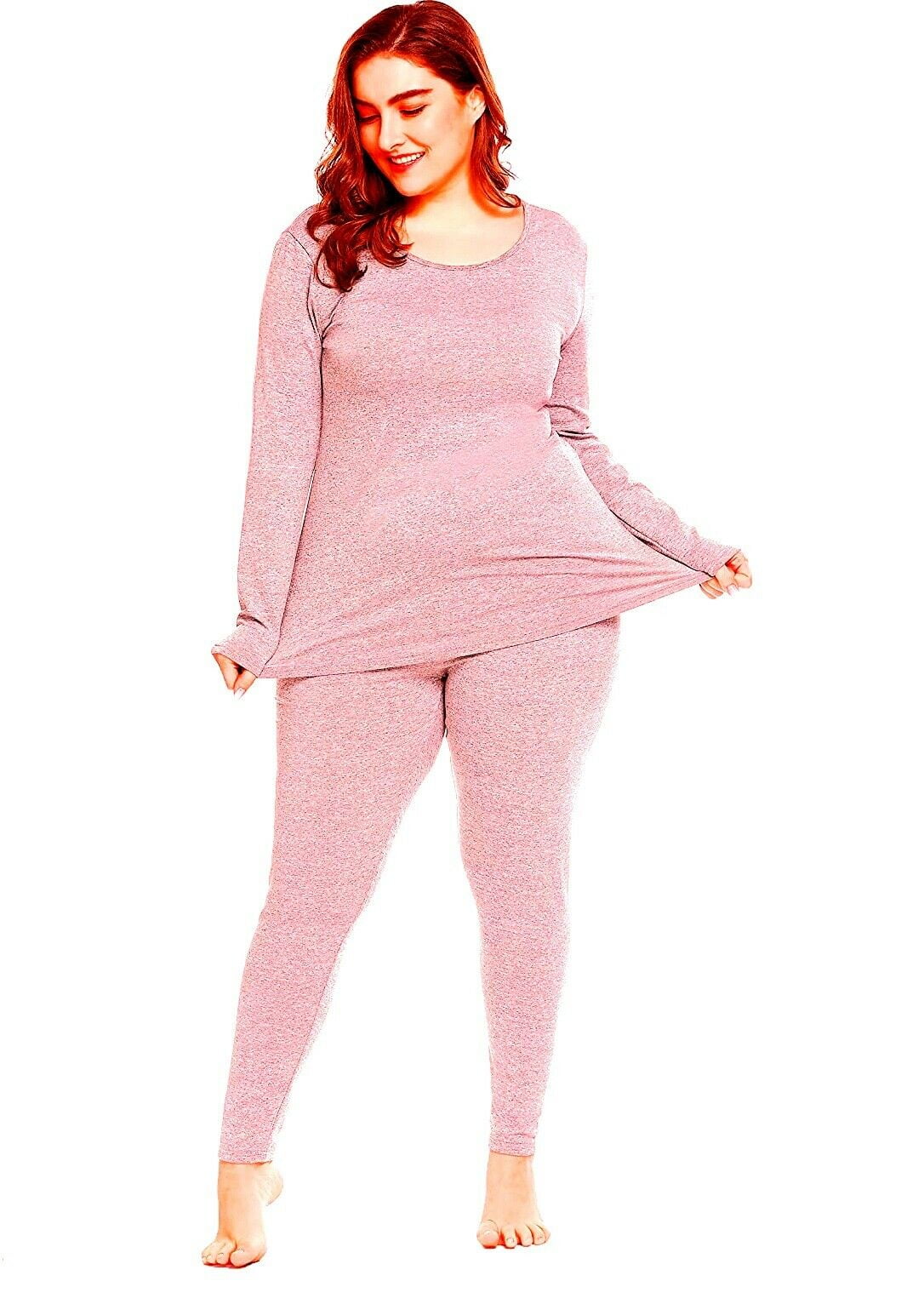 ambiance Women's Plus Size Pijamas Sets Jersey Cotton 2 PCS TOP & Bottom Pajamas Set