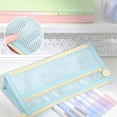 thumbnail image 4 of Zipper Pouches for Organizing,Mesh Zipper Pouch Bags,Mesh Nylon Storage Bag with Zipper,9IN Small Makeup Bag Toothbrush Toothpaste Cosmetic(Blue), 4 of 6