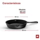thumbnail image 5 of Sartén de Hierro Fundido Ultrachef Previamente Curado 8' Negro, 5 of 8