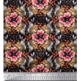 thumbnail image 1 of Soimoi Cotton Cambric Fabric Floral,Hummingbird & Squirrel Animal Print Fabric by The Yard 42 Inch Wide, 1 of 1