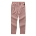thumbnail image 5 of HAOTAGS Boys Formal Pants, Solid Back to school with Pockets Kids School Pants Pink 6 T, 5 of 5