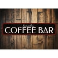 thumbnail image 2 of Coffee Bar Novelty Decor, Metal Wall Sign - 4x18 Inches, 2 of 4