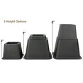 Greenco Adjustable Bed and Furniture Riser,Great for under Bed Storage, 3 Height Option Risers