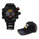 thumbnail image 1 of Combo Reloj De Pulsera Análogo/digital Cat + Gorra, 1 of 6