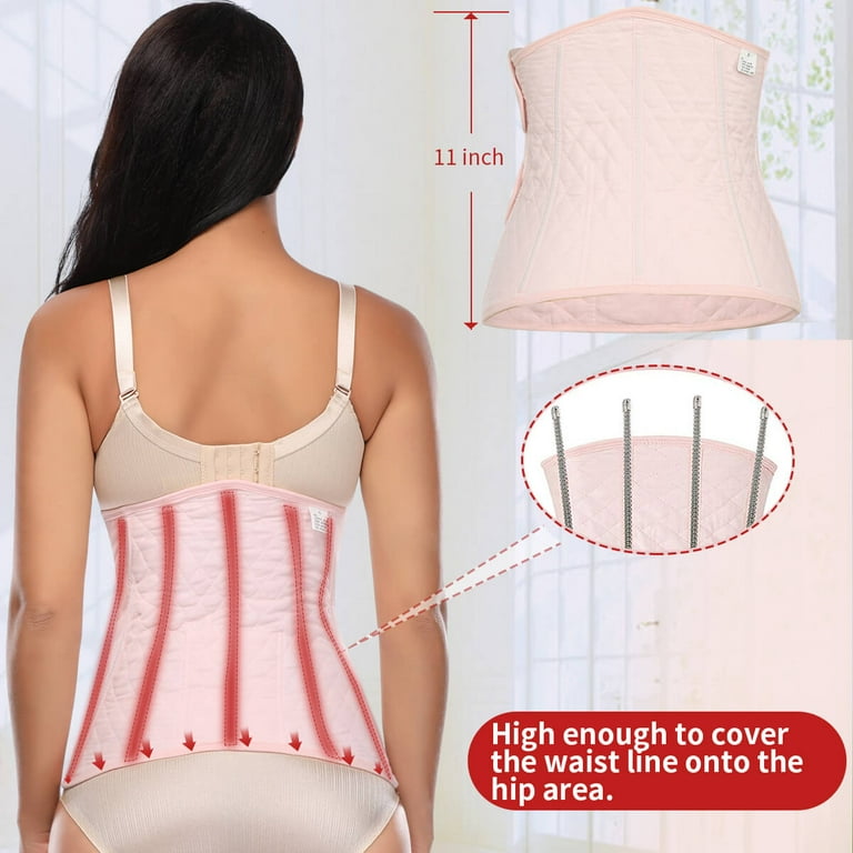 VASLANDA Postpartum Support Recovery Belly Band Wrap Waist/Pelvis Belt Body  Shaper Postnatal Shapewear 