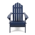 thumbnail image 4 of GDF Studio Cara Outdoor Acacia Wood Folding Adirondack Chair, Blue, 4 of 10