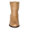thumbnail image 4 of Women Leatherette Zipper Decor Riding Ankle Bootie BE73, 4 of 5