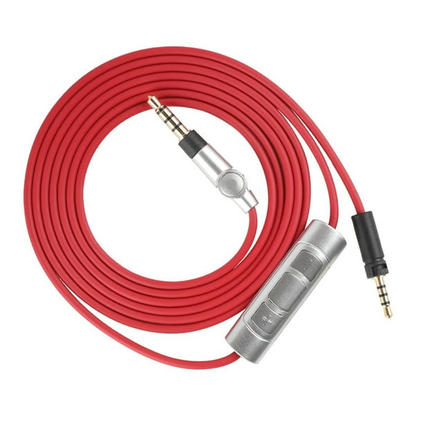 Cable de auriculares Sennheiser Momentum de repuesto para Android y iPhone (rojo)