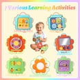 thumbnail image 4 of Busy Board for 1 Year Old, Montessori Toy for Toddlers 1-3, Sensory Learning Toy, Baby Travel Toys Gifts, 4 of 7