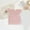 Pink, variant on Spazoro Toddler Girls T-shirts, Crewneck Solid Color Casual Summer Flying Sleeve Tops Pink Size 6Months-4T