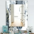 thumbnail image 3 of Designart 'Marbled Geode 13' Mid-Century Mirror - Wall Mirror - 24x36, 3 of 3