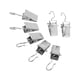 thumbnail image 1 of Clips De Metal, Clips Para Cortina De Ducha Tamaño Pequeño Alta Dureza Peso Ligero Metal Premium Para Fiesta Para Proyecto De Bricolaje Para El Hogar, 1 of 7