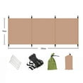 thumbnail image 1 of Outdoor Windscreen Portable Windshield Privacy Screen for Camping Picnic Bbq Yellow（No Pole）, 1 of 8