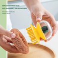thumbnail image 3 of 2pcs Short-handled Pot Brush Multifunctional Kitchen Stain Removal Cleaning Ball Stovetop Cleaning, 3 of 5