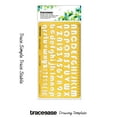thumbnail image 5 of Traceease Upper & Lower Case English Alphabet Number Drafting Tools Letter Stencils Alphabet Lettering Template, 5 of 6