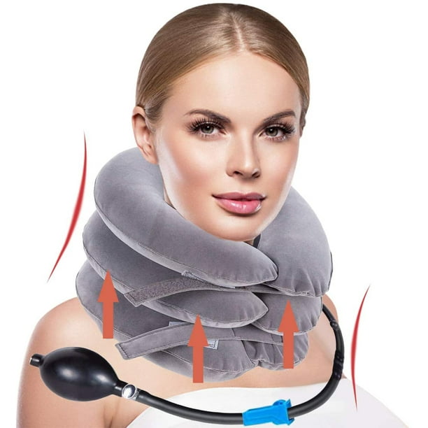 Cervical Neck Traction Device and Neck Brace , Adjustable Neck Support
