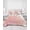 Pink, variant on Quilts Twin Size, Burnt Orange Soft Comforter Bedding Set for Bed, Sparkle Gold Stained Floral Flower Art Lightweight Quilted Bedspread with Pillow Cover(2 Pieces) for All Season, 68x86 Inch