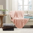 thumbnail image 2 of Gracie Mills Wilfred Long Faux faux Throw Blanket GRACE-3669 Luxurious Micro Fabric, 2 of 3