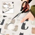 thumbnail image 6 of Yayeee Faucet Mat for Kitchen Sink 30" Diatomite Long Splash Guard Pad, Cute Cartoon Cats, 2 Pack, 6 of 7
