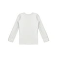 thumbnail image 5 of Raenseen Kids Girls Thermal Underwear Top Fleece Lined Long Sleeve Undershirts Baselayer Underwear White 110, 5 of 9