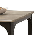 thumbnail image 2 of Kings Brand Furniture - 30" Square Dining Table, Heavy Duty Metal Frame with Wood Top, Walnut/Black, 2 of 6