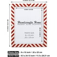 thumbnail image 6 of Handicrafts Home Photo Picture Frames 8x10 Candy Cane Strawberry Set of 2, 6 of 7
