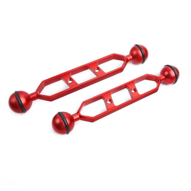 Brazo de extensión subacuático de aleación de aluminio LetonPower Red 7 (paquete de 2)