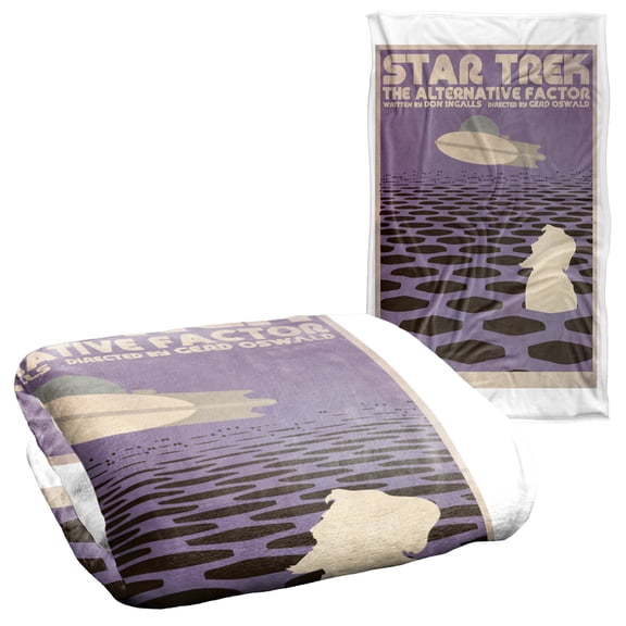 Star Trek Original Series Episode 27 Silky Touch Super Soft Throw Blanket 36" x 58"