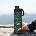 thumbnail image 7 of Logiee Green Background With Ho Print Water Bottle,18oz Sports Insulated Kettle for Cycling Gym Basketball Outdoor, Suitable as a Present, 7 of 7