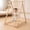 Beige, variant on Spruce - Baby and Toddler Foldable Wooden Swing Set