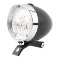 thumbnail image 2 of Bicicleta Vintage 3LED luz delantera faro Ndcxsfigh  seguridad advertencia luz (negro), 2 of 6