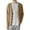 Khaki, variant on Bcfgryg Men's Slim Round Neck Long Sleeve Stand Up Collar Zipper Cardigan Casual Base Coat Sweaters For Men Beige L