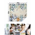 thumbnail image 4 of Thanksgiving Pumpkin Cloth Napkins Set of 8 Reusable Dinner Napkins, Fall Eucalyptus Leaves Retro Beige Cocktail Napkin Washable Table Napkins for Wedding/Holiday Party/Baby Shower 20"x20", 4 of 7
