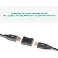 thumbnail image 3 of HDMI Coupler Adapter, 2-Pack Gold Plated Female to Female 4K HDMI Coupler HDMI Extender, 3 of 5