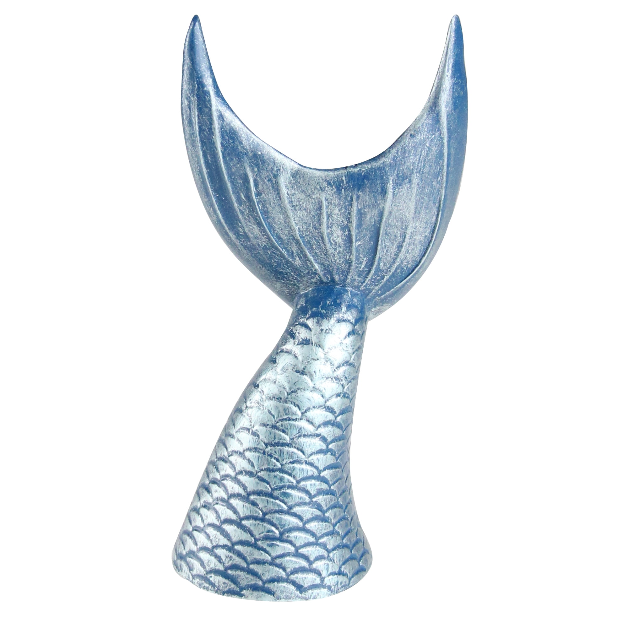 Resin blue mermaid tail cover