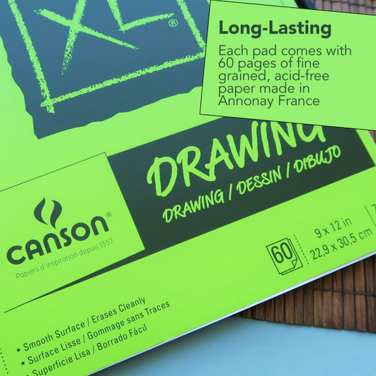 Canson XL Watercolor Pads 9 in. x 12 in. Pad of 30 [Pack of 3 ]
