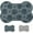 Gray Bone, variant on Katieovy Dog Food Mats,Waterproof Dog Mat for Food and Water Feeding,12"x19"